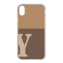スリムプロテクションケース［ オリジナル - initial two tone - Y brown ］