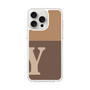 スリムプロテクションケース［ オリジナル - initial two tone - Y brown ］