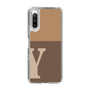 スリムプロテクションケース［ オリジナル - initial two tone - Y brown ］