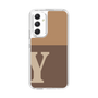 スリムプロテクションケース［ オリジナル - initial two tone - Y brown ］