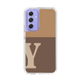 スリムプロテクションケース［ オリジナル - initial two tone - Y brown ］