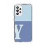 スリムプロテクションケース［ オリジナル - initial two tone - Y blue ］