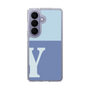 スリムプロテクションケース［ オリジナル - initial two tone - Y blue ］