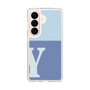 スリムプロテクションケース［ オリジナル - initial two tone - Y blue ］