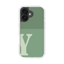 スリムプロテクションケース［ オリジナル - initial two tone - Y green ］
