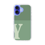 スリムプロテクションケース［ オリジナル - initial two tone - Y green ］
