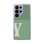 スリムプロテクションケース［ オリジナル - initial two tone - Y green ］