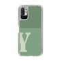 スリムプロテクションケース［ オリジナル - initial two tone - Y green ］