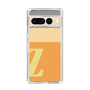 スリムプロテクションケース［ オリジナル - initial two tone - Z orange ］