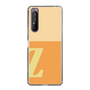 スリムプロテクションケース［ オリジナル - initial two tone - Z orange ］