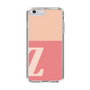 スリムプロテクションケース［ オリジナル - initial two tone - Z pink ］