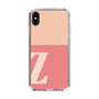 スリムプロテクションケース［ オリジナル - initial two tone - Z pink ］