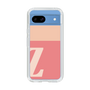 スリムプロテクションケース［ オリジナル - initial two tone - Z pink ］