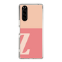スリムプロテクションケース［ オリジナル - initial two tone - Z pink ］