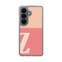 スリムプロテクションケース［ オリジナル - initial two tone - Z pink ］