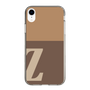 スリムプロテクションケース［ オリジナル - initial two tone - Z brown ］