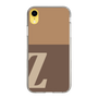 スリムプロテクションケース［ オリジナル - initial two tone - Z brown ］