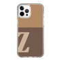 スリムプロテクションケース［ オリジナル - initial two tone - Z brown ］