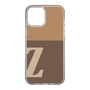 スリムプロテクションケース［ オリジナル - initial two tone - Z brown ］