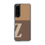 スリムプロテクションケース［ オリジナル - initial two tone - Z brown ］