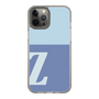 スリムプロテクションケース［ オリジナル - initial two tone - Z blue ］