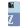 スリムプロテクションケース［ オリジナル - initial two tone - Z blue ］