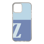 スリムプロテクションケース［ オリジナル - initial two tone - Z blue ］