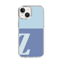 スリムプロテクションケース［ オリジナル - initial two tone - Z blue ］
