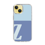スリムプロテクションケース［ オリジナル - initial two tone - Z blue ］
