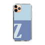 スリムプロテクションケース［ オリジナル - initial two tone - Z blue ］