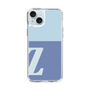 スリムプロテクションケース［ オリジナル - initial two tone - Z blue ］
