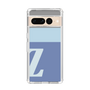 スリムプロテクションケース［ オリジナル - initial two tone - Z blue ］