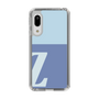 スリムプロテクションケース［ オリジナル - initial two tone - Z blue ］