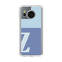 スリムプロテクションケース［ オリジナル - initial two tone - Z blue ］