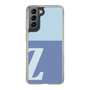 スリムプロテクションケース［ オリジナル - initial two tone - Z blue ］