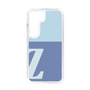 スリムプロテクションケース［ オリジナル - initial two tone - Z blue ］