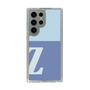スリムプロテクションケース［ オリジナル - initial two tone - Z blue ］