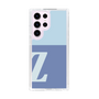 スリムプロテクションケース［ オリジナル - initial two tone - Z blue ］