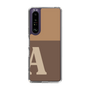 スリムプロテクションケース［ オリジナル - initial two tone - A brown ］