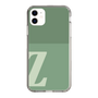 スリムプロテクションケース［ オリジナル - initial two tone - Z green ］
