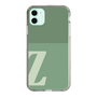 スリムプロテクションケース［ オリジナル - initial two tone - Z green ］
