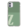 スリムプロテクションケース［ オリジナル - initial two tone - Z green ］