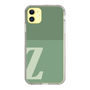 スリムプロテクションケース［ オリジナル - initial two tone - Z green ］