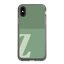 スリムプロテクションケース［ オリジナル - initial two tone - Z green ］