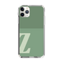 スリムプロテクションケース［ オリジナル - initial two tone - Z green ］