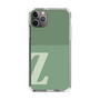 スリムプロテクションケース［ オリジナル - initial two tone - Z green ］