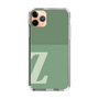 スリムプロテクションケース［ オリジナル - initial two tone - Z green ］