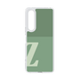 スリムプロテクションケース［ オリジナル - initial two tone - Z green ］