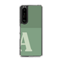 スリムプロテクションケース［ オリジナル - initial two tone - A green ］