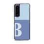 スリムプロテクションケース［ オリジナル - initial two tone - B blue ］